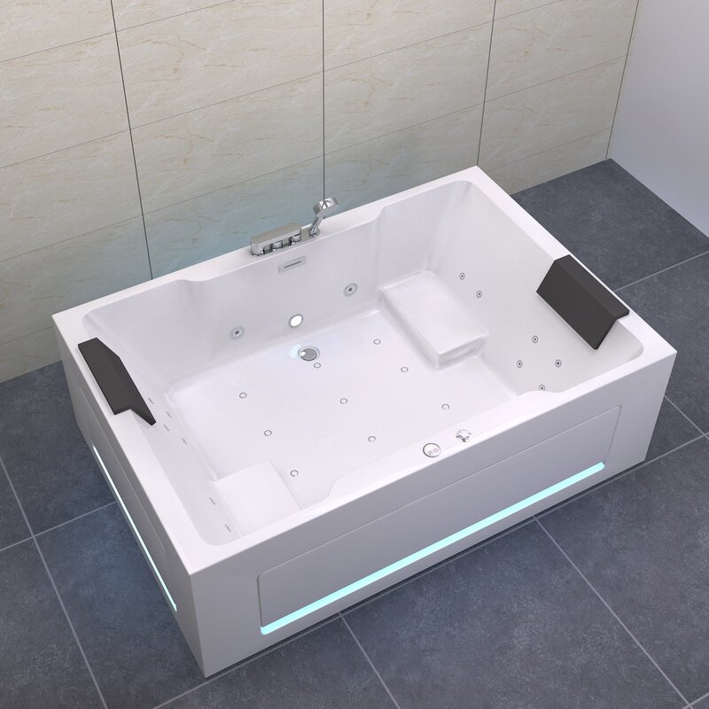 Bồn Tắm MOWOEN Ngâm Đặt Sàn MW6018B-180.2MS