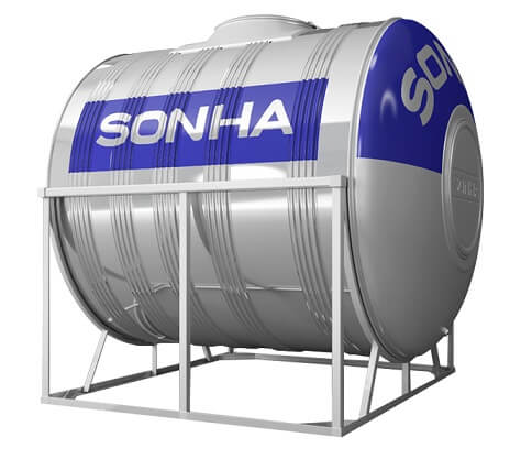 Bồn Nước Inox 6000 lít Nằm Sơn Hà
