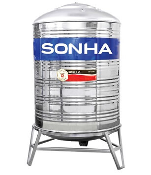 Bồn Nước Inox 500 lít Đứng Sơn Hà