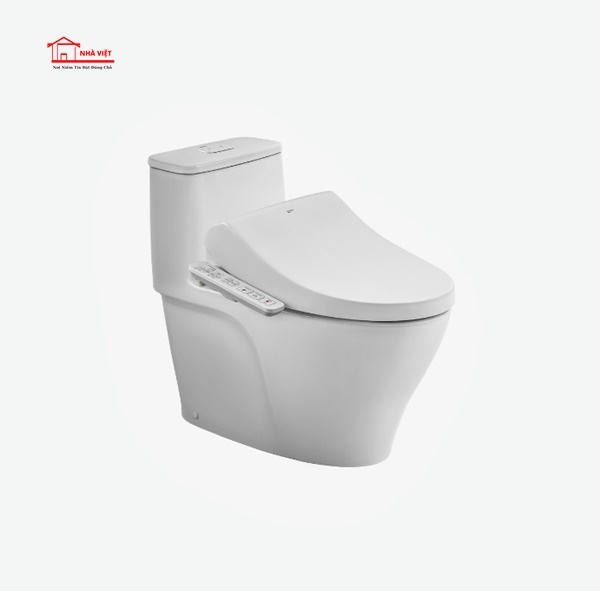 Bồn Cầu Inax Kết Hợp Nắp Rửa Điện Tử AC-989+CW-H18VN