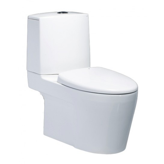 Bồn Cầu 2 Khối CAESAR CD1345 Thùng T1145 Nắp Êm