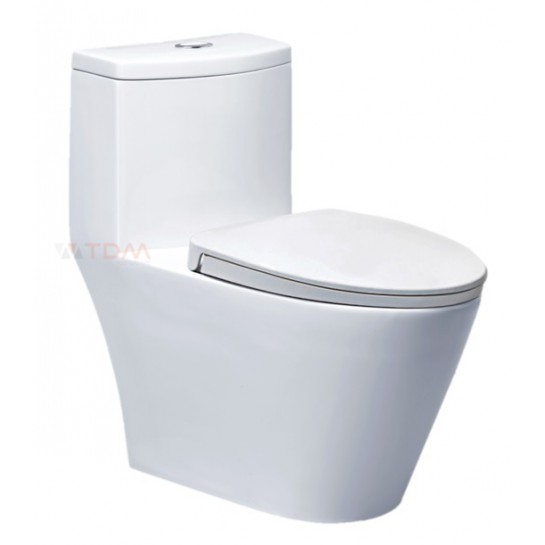 Bồn Cầu Caesar CD1363 1 Khối nắp êm
