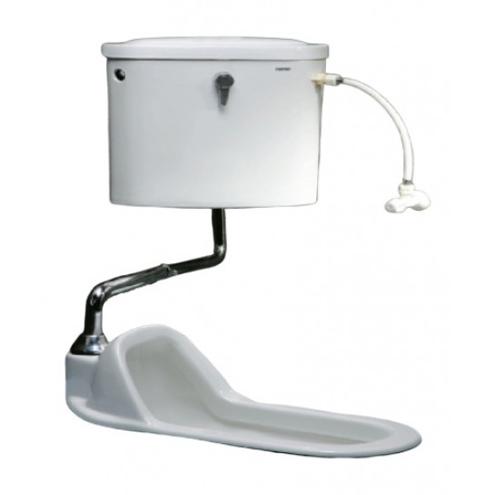 Bồn Cầu Xổm Caesar CT1250 Có Két Nước T1113