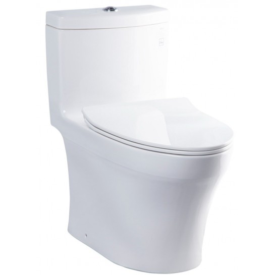 Bồn Cầu Một Khối TOTO MS889DRT8 (MS889DT8) Nắp Đóng Êm TC600VS