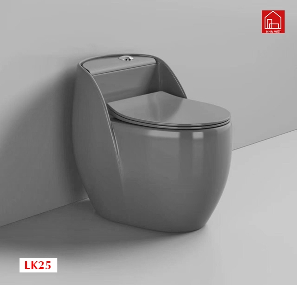 Bồn Cầu Trứng Liền Khối Men Sứ Cao Cấp LK25 2023