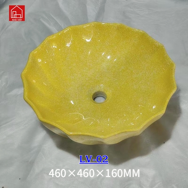 Chậu Rửa Lavabo TQ Hình Tròn LV02 - Ảnh 3