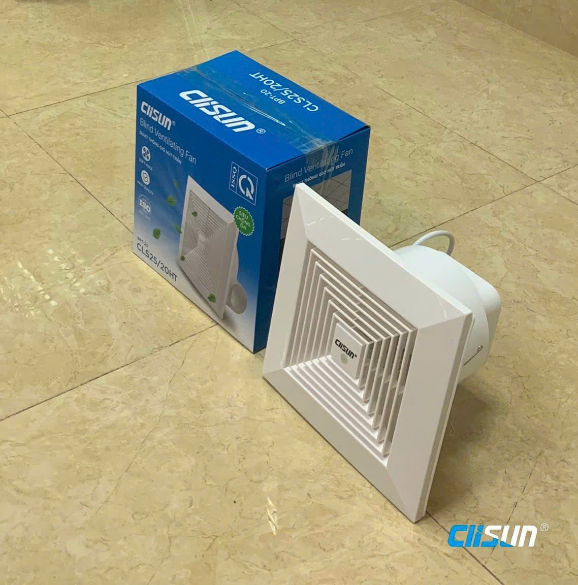 Quạt Thông Gió Hút Trần Clisun CLS33/28HT/02 2025 - Ảnh 2