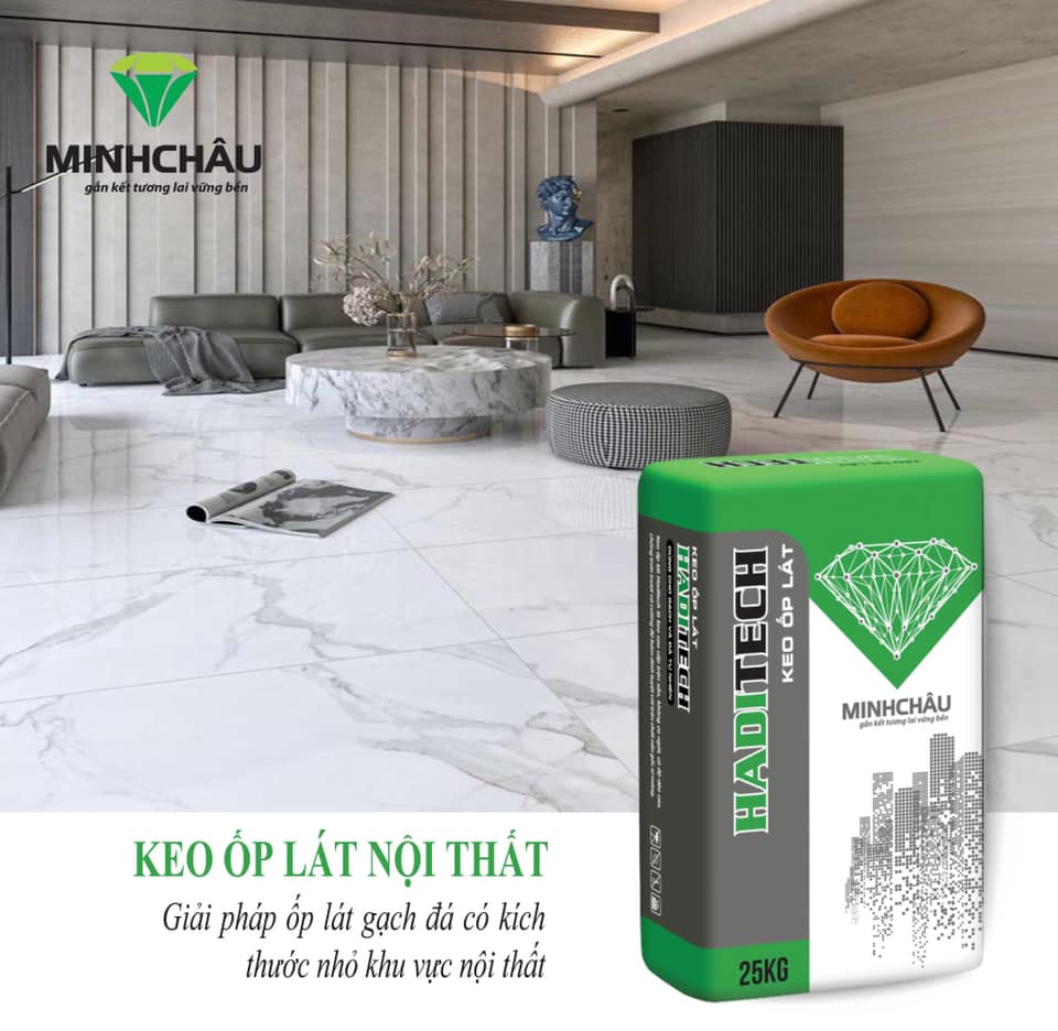 Keo dán gạch haditech KTT-002 nội thất bao xanh - Ảnh 2