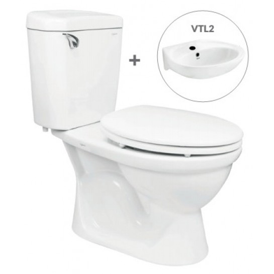 Bồn cầu hai khối Viglacera mã VI77