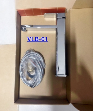 Vòi Lavabo Nóng Lạnh Thân Vuông VLB01