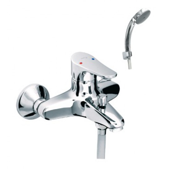 Vòi Sen Tắm Nóng Lạnh Inax BFV-1003S-2C Tay Sen mạ