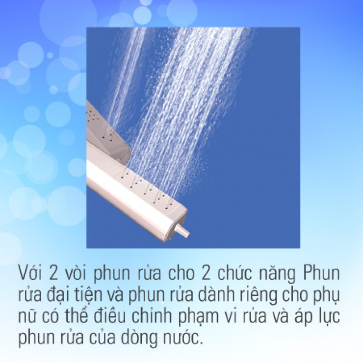 Nắp rửa điện tử inax mã CW-KA22AVN - Ảnh 6