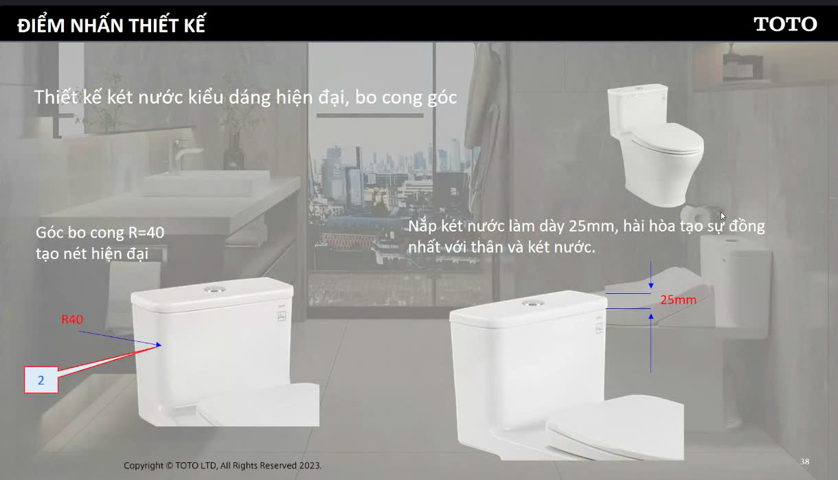 Bồn Cầu Điện Tử TOTO MS857CDW15 Chính Hãng Giá Tốt - Ảnh 4