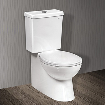 Bồn cầu 2 khối Ceravi C302 (Tặng Lavabo)