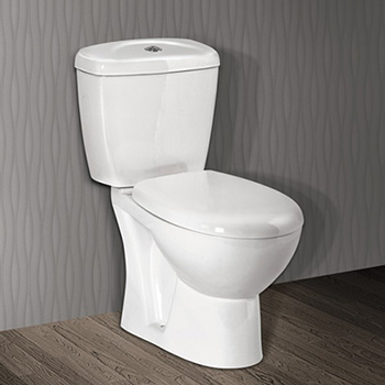 Bồn cầu 2 khối Ceravi C301 (Tặng Lavabo)