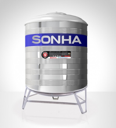 Bồn nước Inox Sơn Hà 1500 lít đứng (ĐK 114)