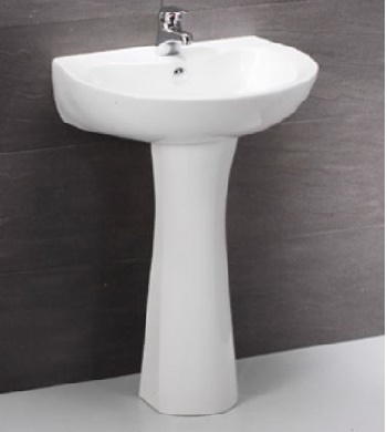 Chậu rửa chân đứng Caesar L2155+P2440
