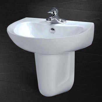 Chậu rửa chân ngắn Caesar L2155+P2441