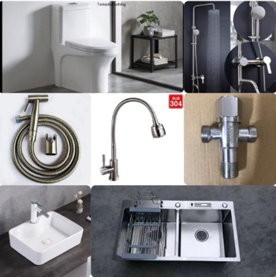 Combo bộ nhà tắm bồn rửa chén giá rẻ