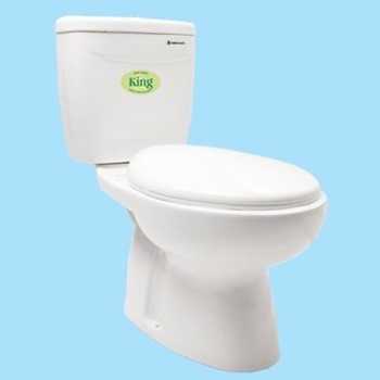 Bàn cầu 2 khối Thiên Thanh King B4829TS2T