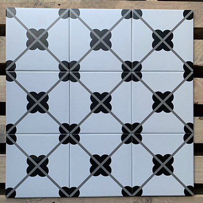 Gạch bông giả cổ 20×20 bông nhỏ