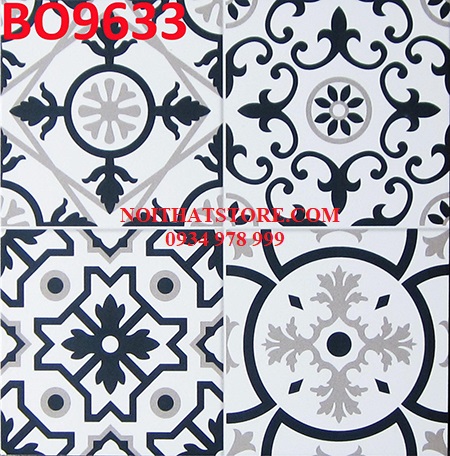 Gạch bông giả cổ Prime 30×30 BO9633