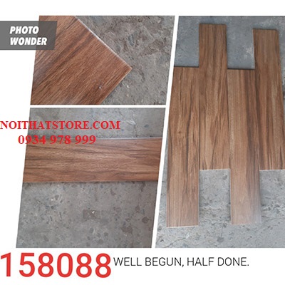 Gạch giả gỗ Trung Quốc 15×80 158088