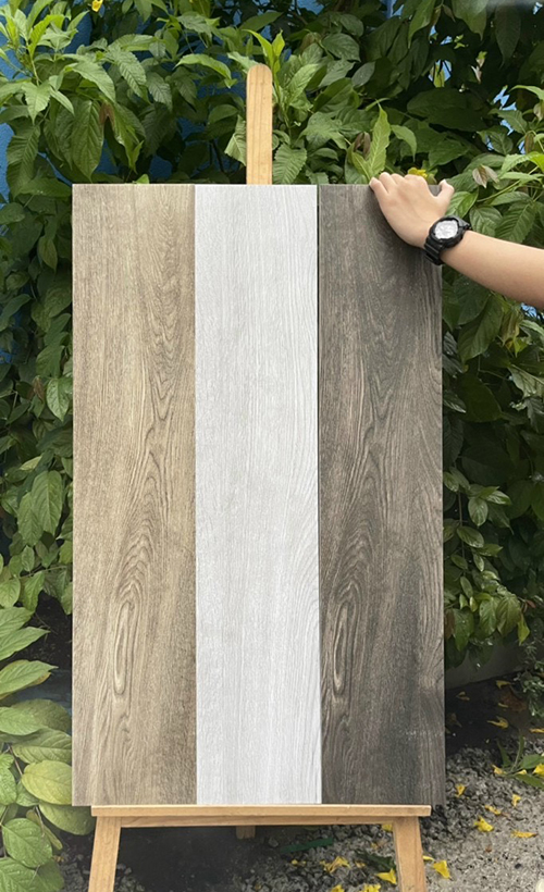 Gạch giả gỗ Viglacera 20×100 xám hiện đại