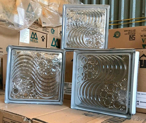 Gạch kính lấy sáng Indonesia  bọt biển 19×19