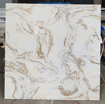 Gạch lát nền Trung Quốc 100x100 kem vân vàng