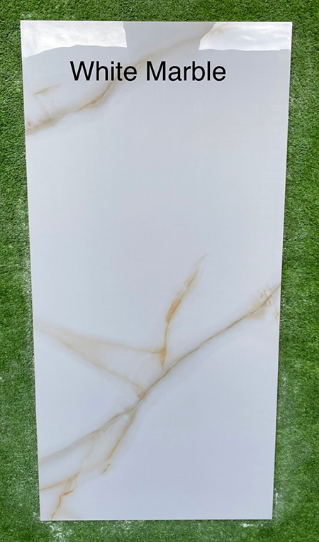 Gạch ốp lát Ấn Độ 60×120 White Marble