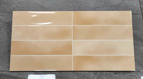 Gạch trang trí 3D 30×60 men siêu bóng vàng cam