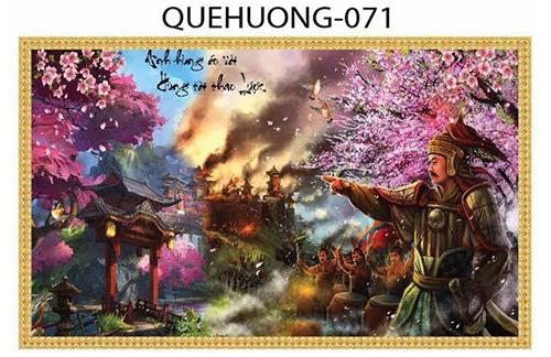 Gạch tranh 3D phong cảnh quê hương 071