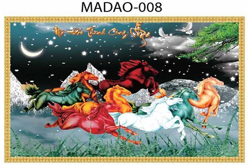 Gạch tranh 5D mã đáo thành công 008