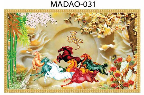 Gạch tranh 5D mã đáo thành công 031