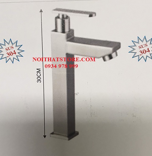 Vòi Lavabo lạnh Vinasen LB-7004B (Tặng dây cấp nước)