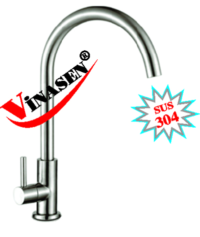 Vòi rửa chén lạnh Vinasen CL-6001 (Tặng dây cấp)