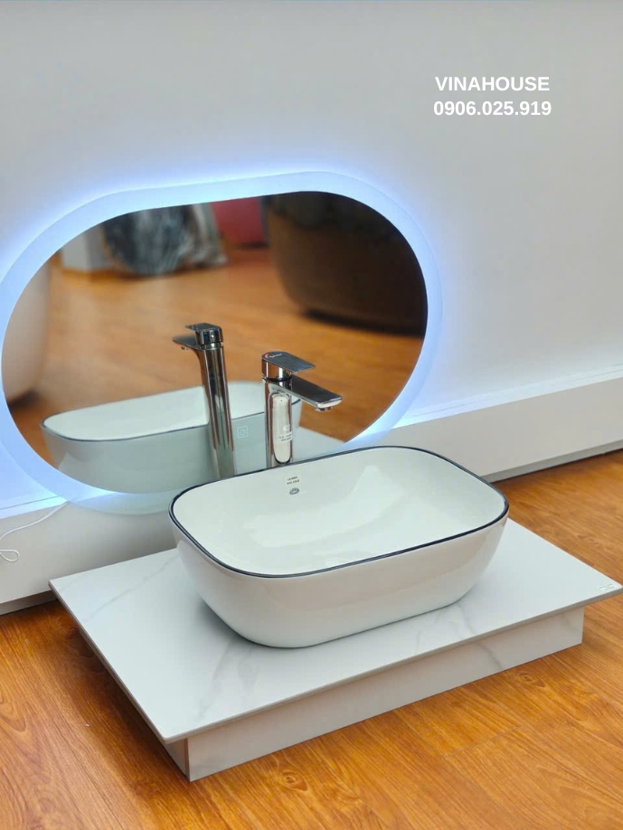 Chậu Lavabo sứ đặt bàn
