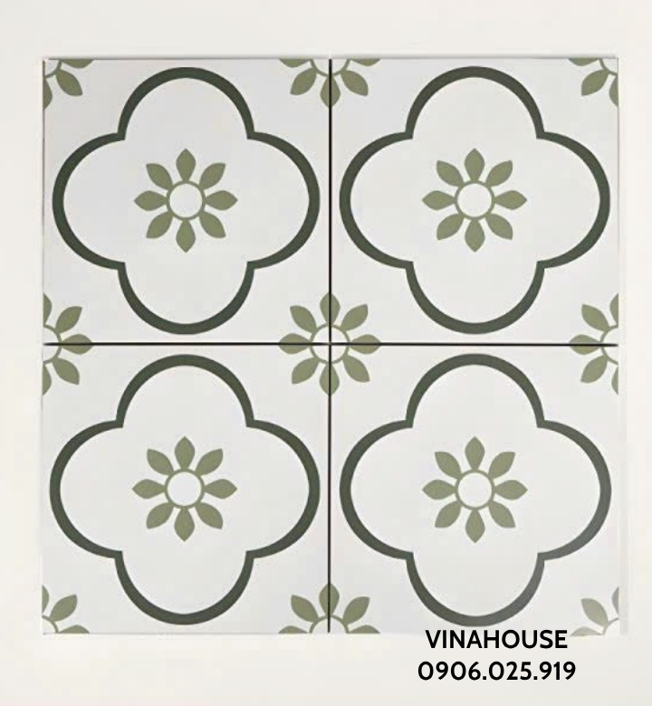 Gạch bông men 30×30 trang trí