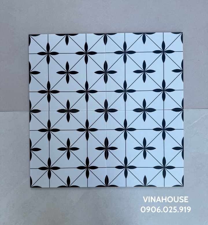 Gạch bông 30×30 hình bông 4 cánh