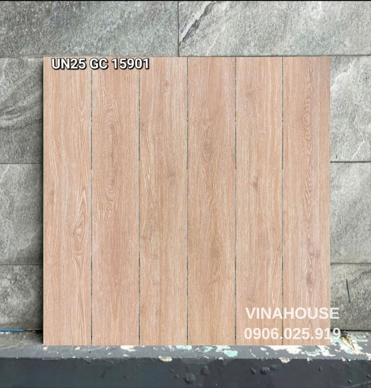 Gạch giả gỗ 15×90 Viglacera UN25 GC15901