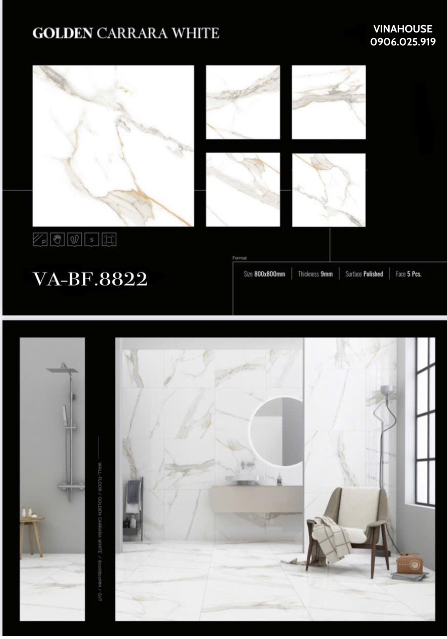 Gạch Lát Nền 80×80 VABF8822