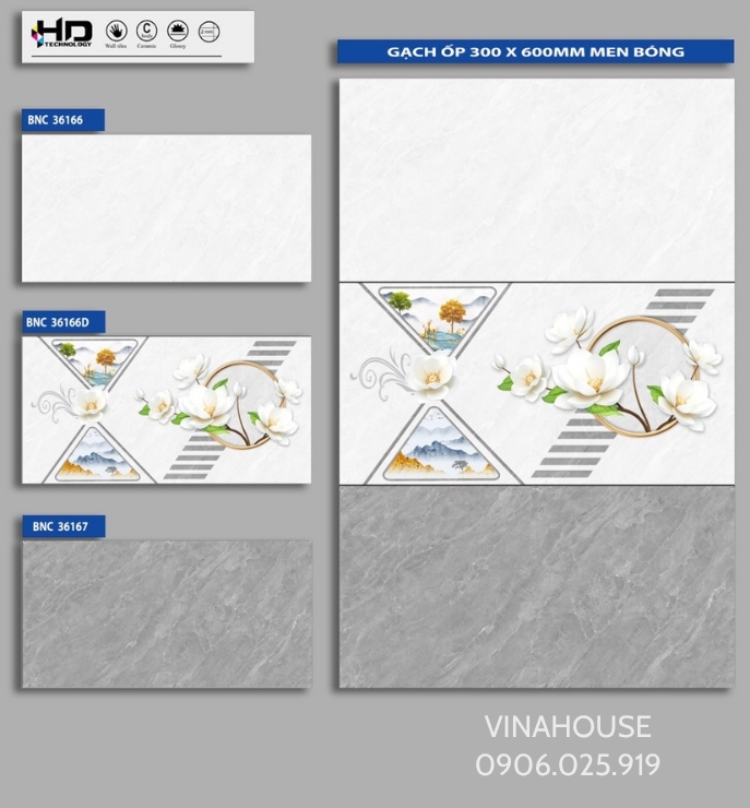 Gạch ốp tường 30×60 giá rẻ 36166-36166D-36167