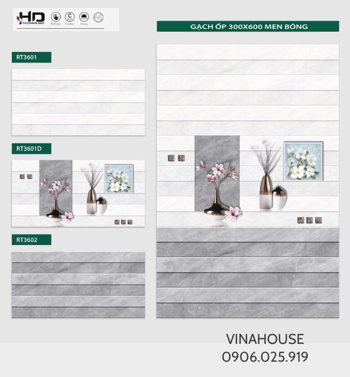 Gạch ốp tường 30×60 giá rẻ 3601-3601D-3602