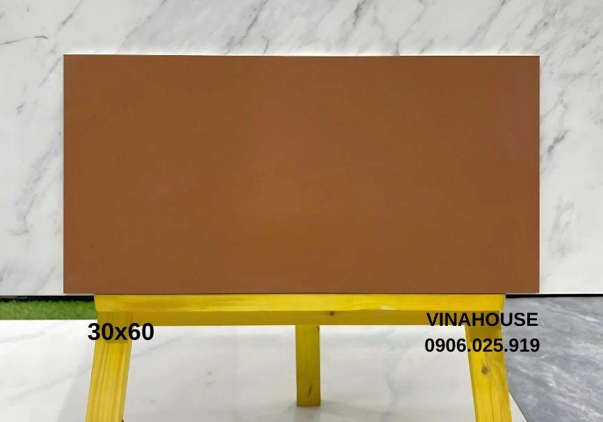 Gạch đơn sắc 30×60 màu đỏ