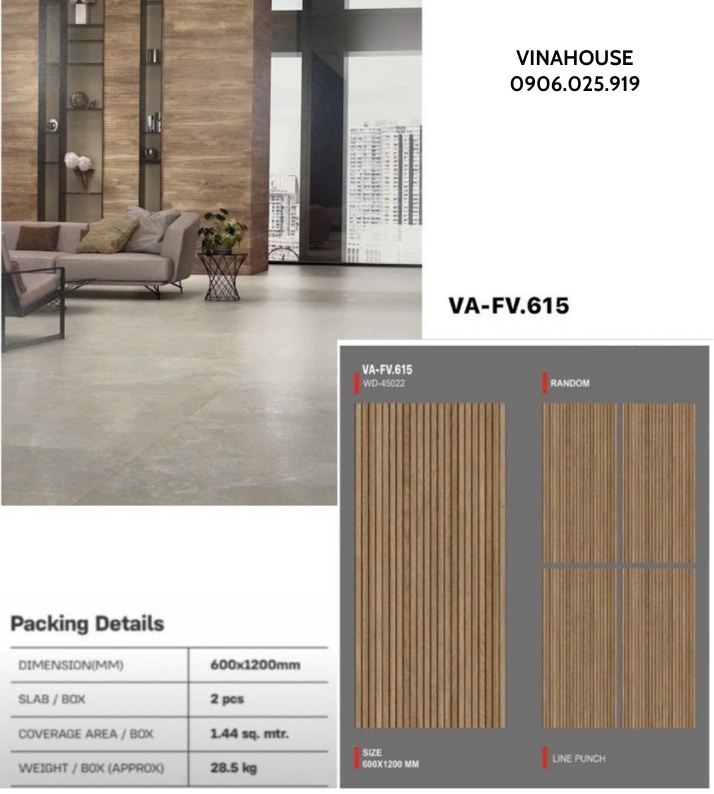 Gạch Lát Nền 60×120 VAFV615