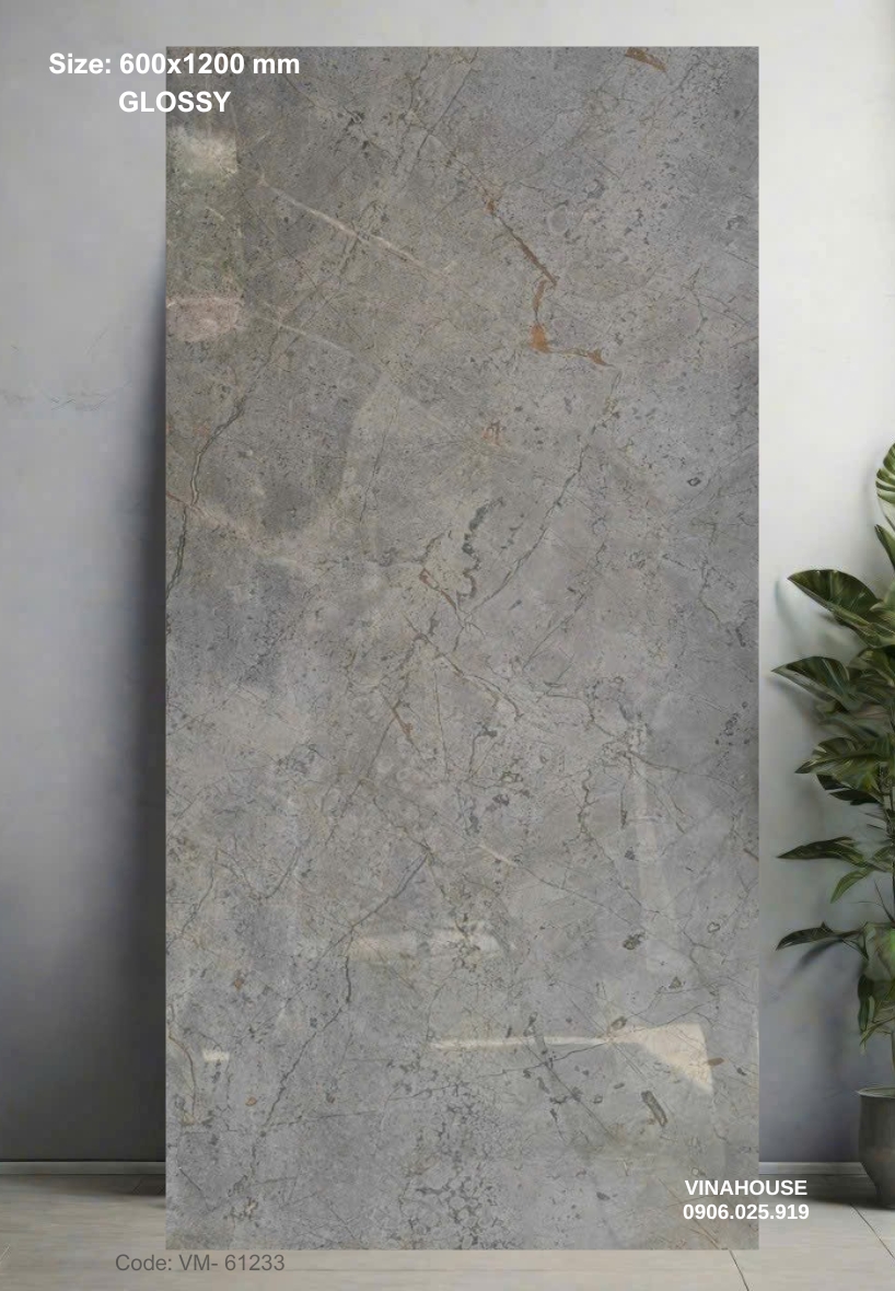 Gạch Lát Nền 60×120 Bóng Kính 61233