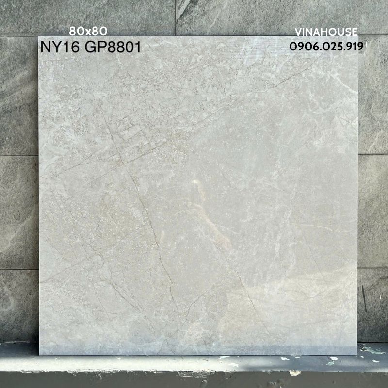 Gạch lát nền Viglacera 80×80 NY16-GP8801