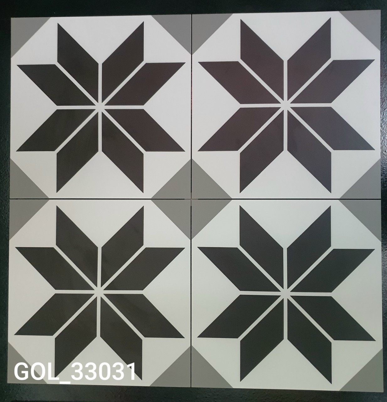 gạch bông men 30×30 xương granit mã 33031