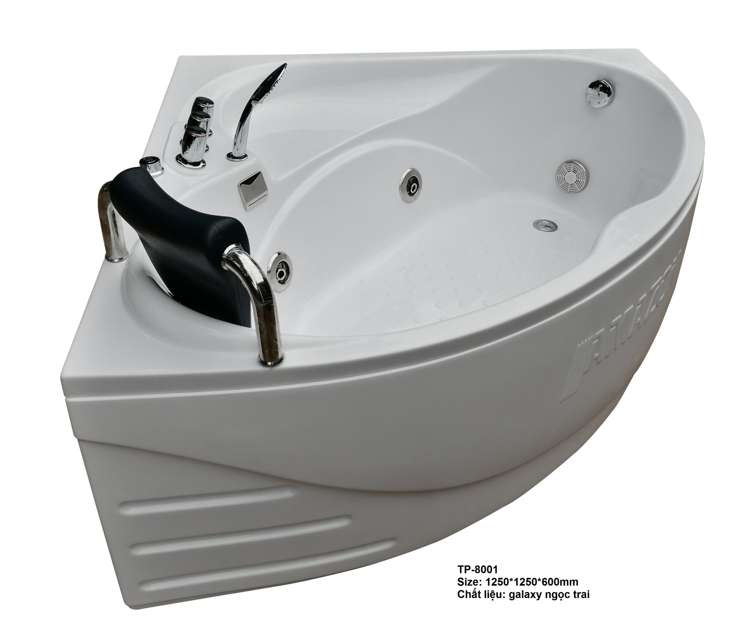 Bồn tắm Amazon mã TP-8001 bồn góc massage đơn có gối - Ảnh 4
